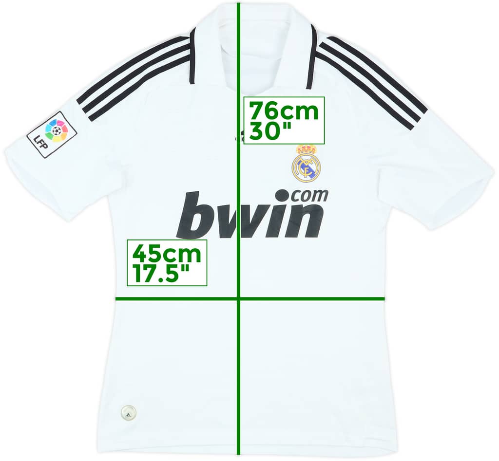 2008-09 Real Madrid Home Shirt - 8/10 - (S)
