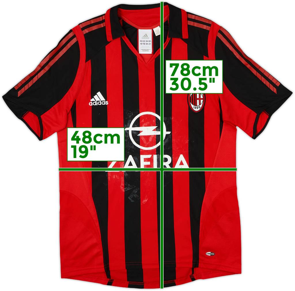 Camiseta de local del AC Milan 2005-06 - 4/10 - (S)