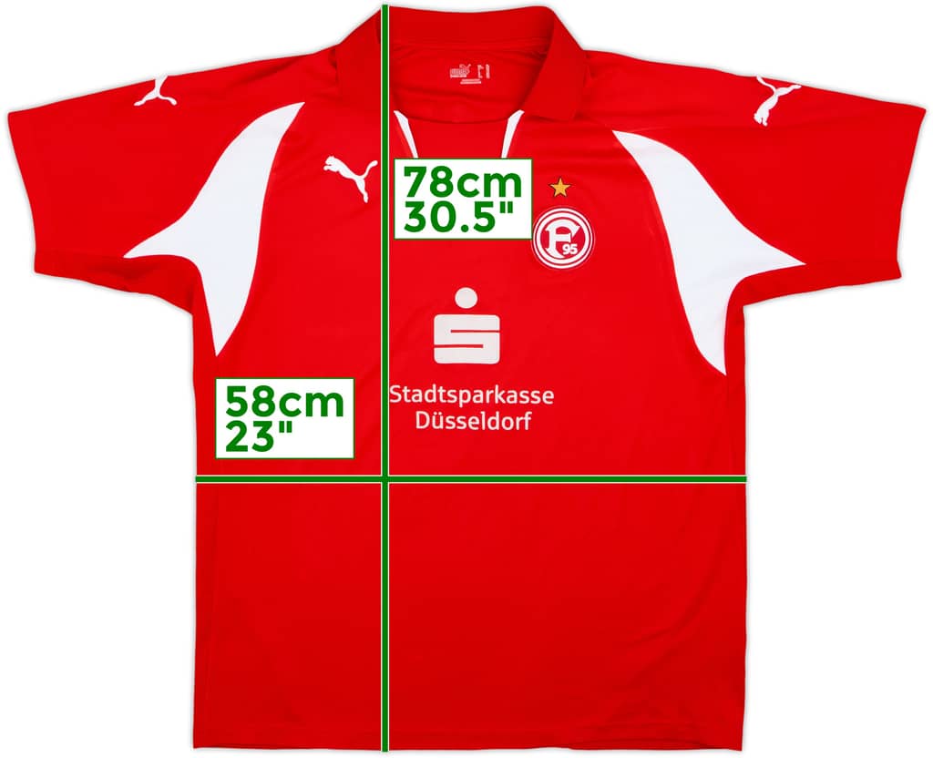 2007-08 Fortuna Dusseldorf Home Shirt - 8/10 - (XL)