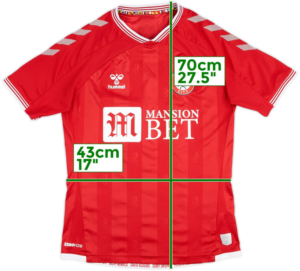 2020-21 Bristol City Home Shirt - 8/10 - (S)