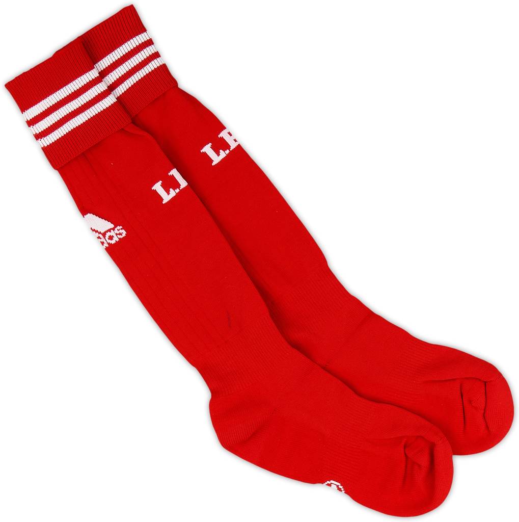2008-10 Liverpool Home Socks - 10/10 - (Adults)