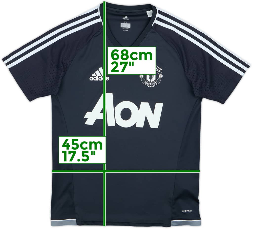 2017-18 Manchester United adidas Training Shirt - 5/10 - (S)