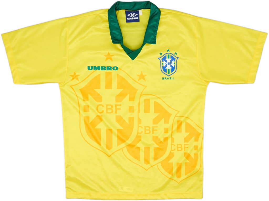 1994 Brazil Home Shirt - 9/10 - (L)