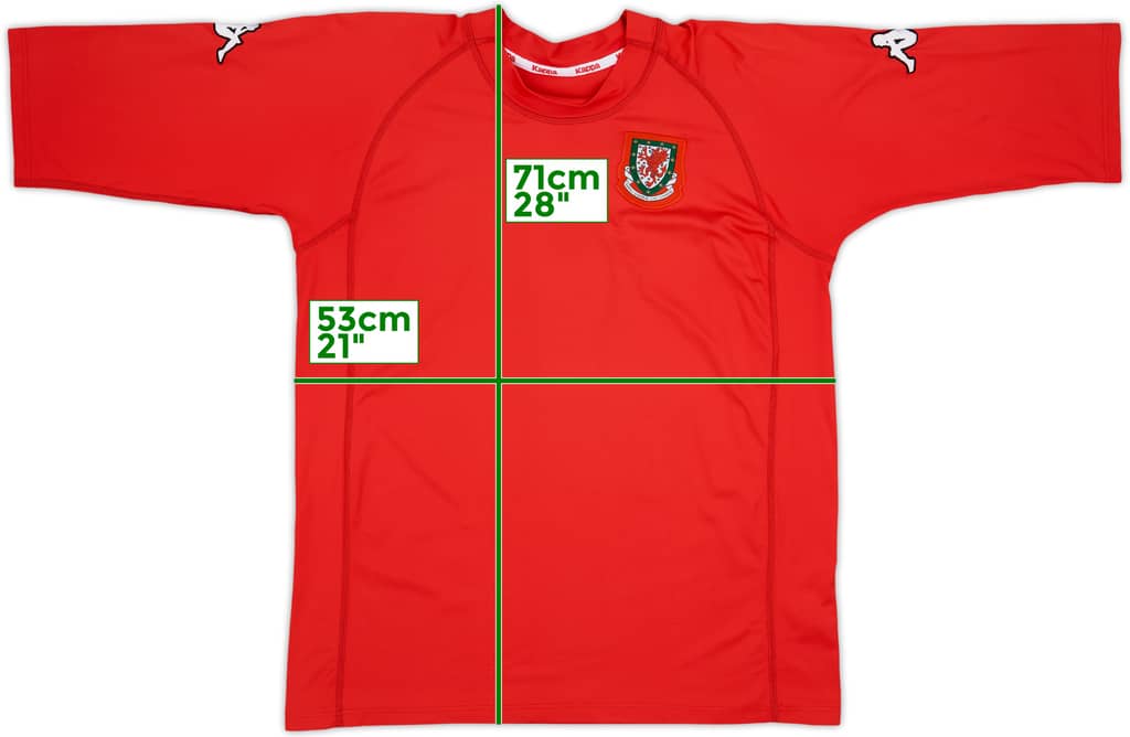 2000-01 Wales Home Shirt - 8/10 - (XXL)