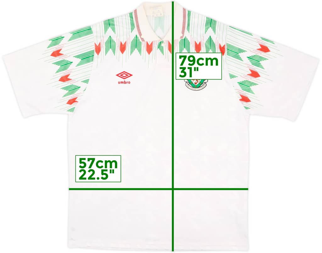 1990-92 Wales Away Shirt - 10/10 - (L)
