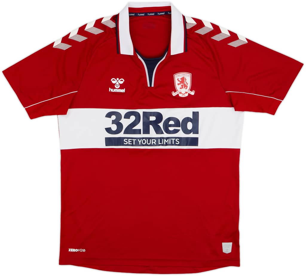 2020-21 Middlesbrough Home Shirt - 8/10 - (L)