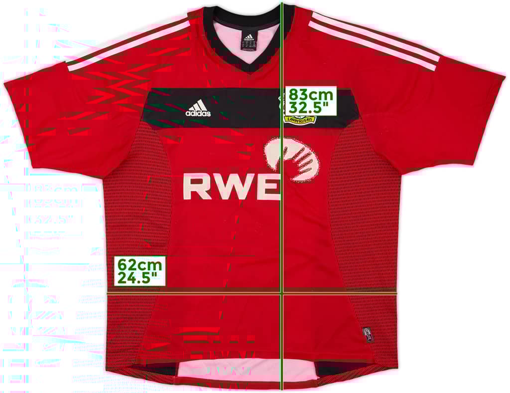 2002-04 Bayer Leverkusen Home Shirt - 7/10 - (XL)