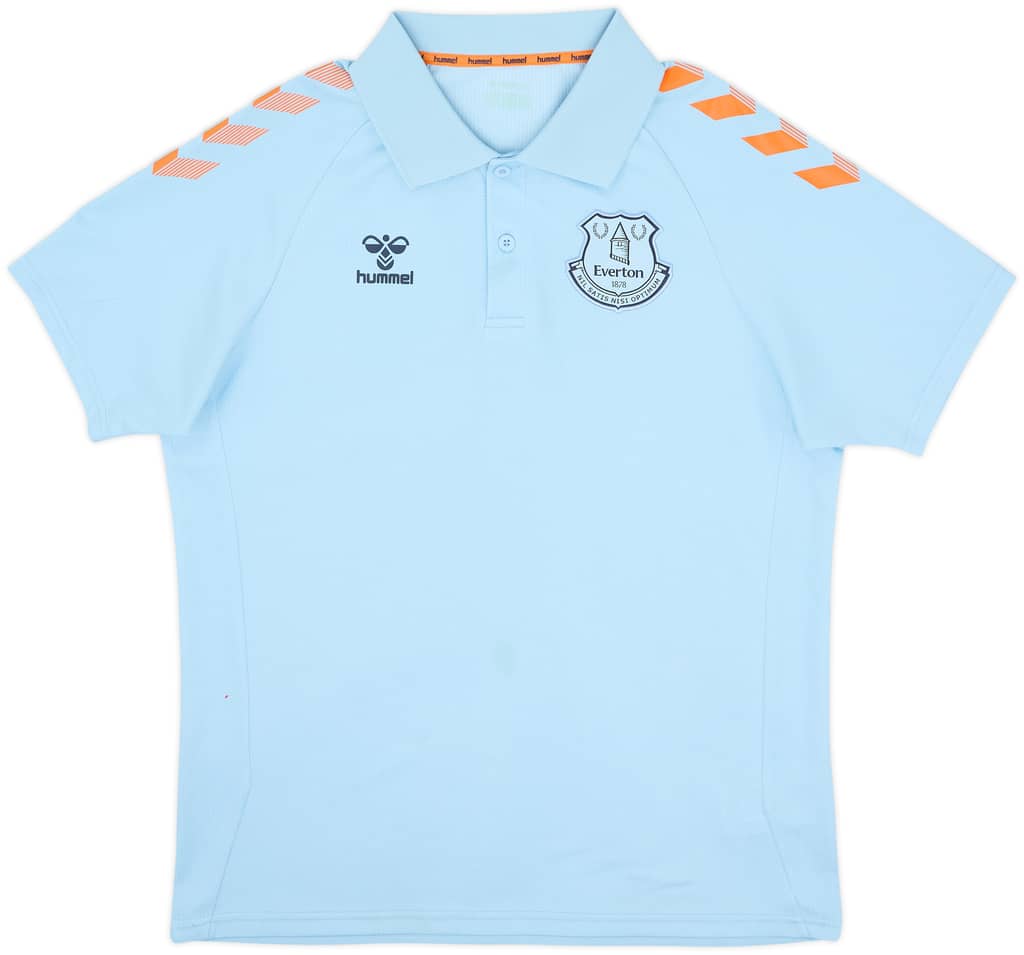 2020-21 Everton Hummel Polo Shirt - 8/10 - (M)