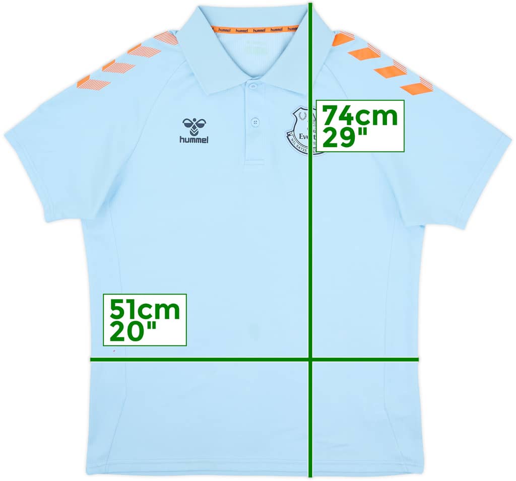 2020-21 Everton Hummel Polo Shirt - 8/10 - (M)