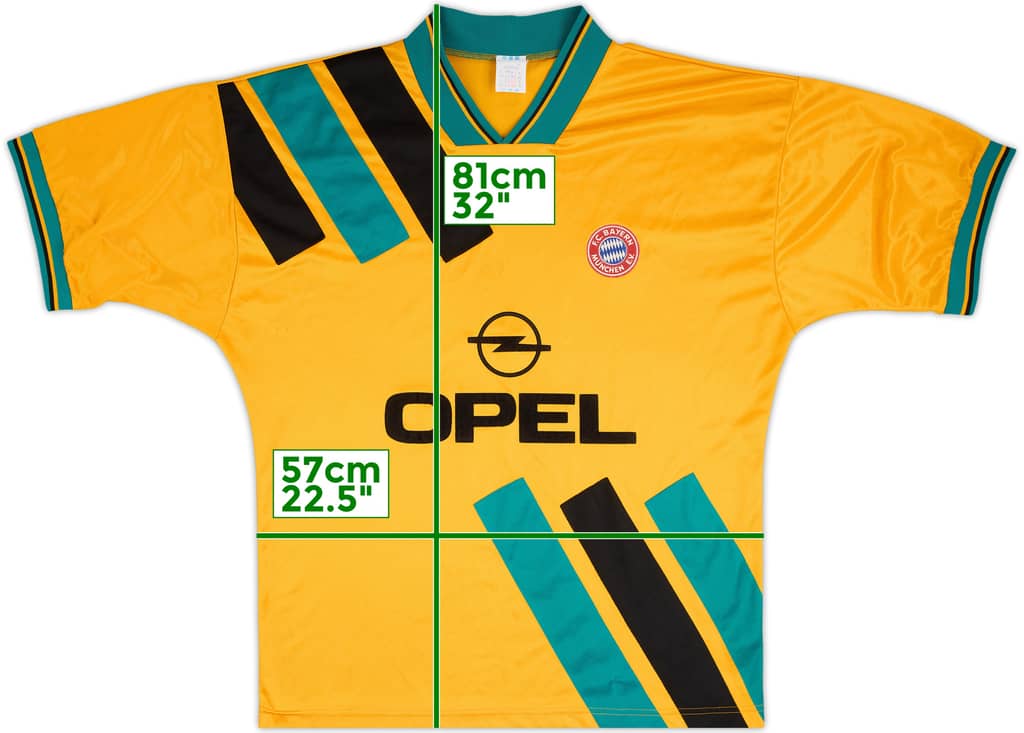 1993-96 Bayern Munich Away Shirt - 8/10 - (XL)