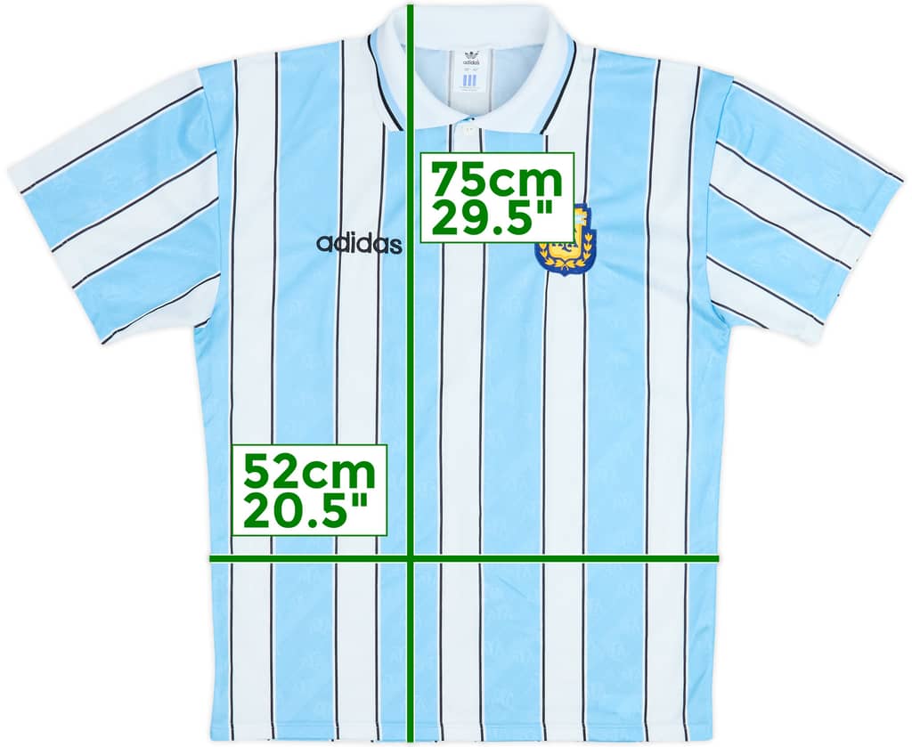 1996 Argentina Prototype Home Shirt - 9/10 - (M)