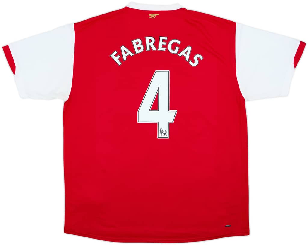 2006-08 Arsenal Home Shirt Fabregas #4