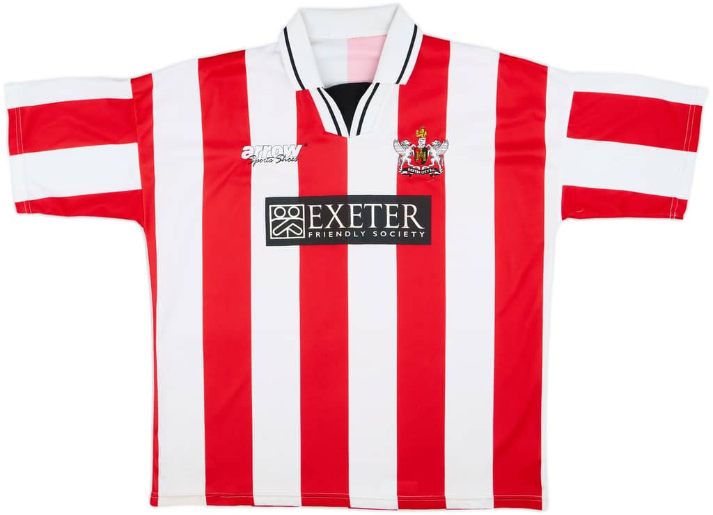Camiseta de local de Exeter City 1998-99 - 8/10 - (L)