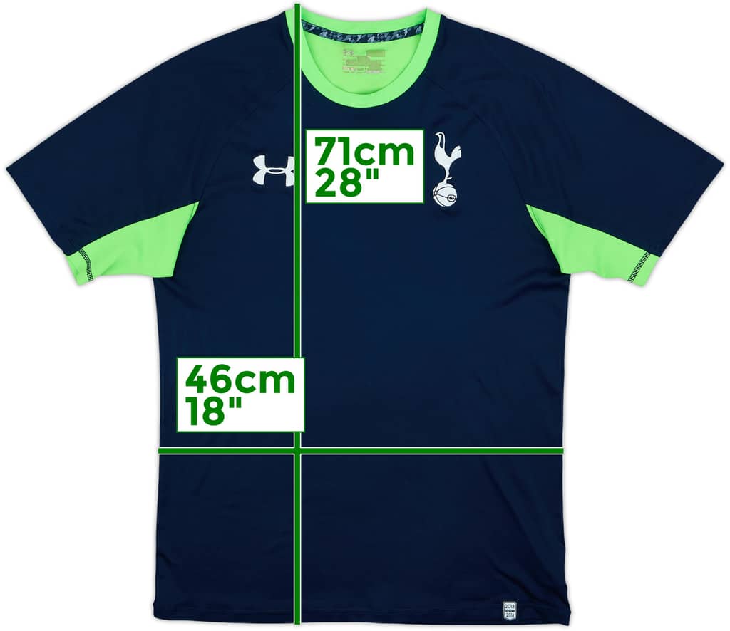 2013-14 Tottenham Hotspur Under Armour Training Shirt - 7/10 - (M)