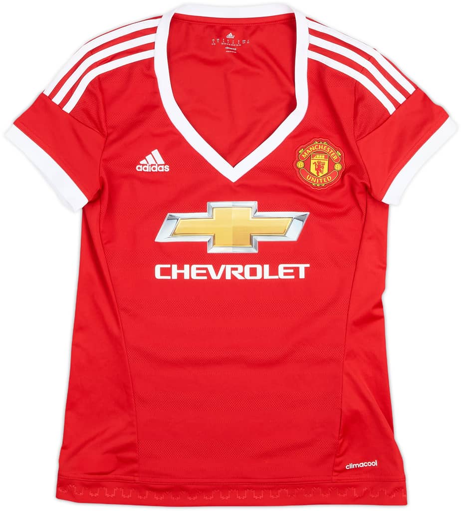 2015-16 Manchester United Home Shirt - 10/10 - (Women's S)