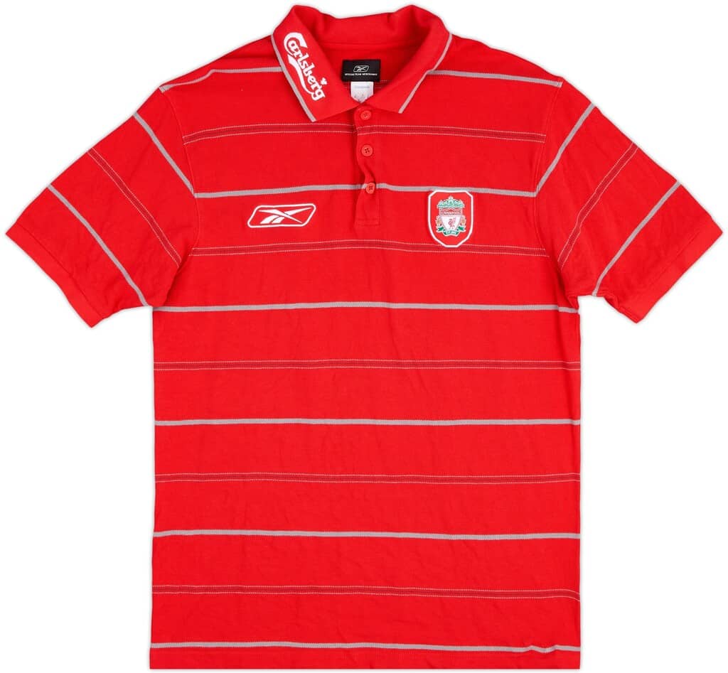 2005-06 Liverpool Reebok Polo Shirt - 9/10 - (M)
