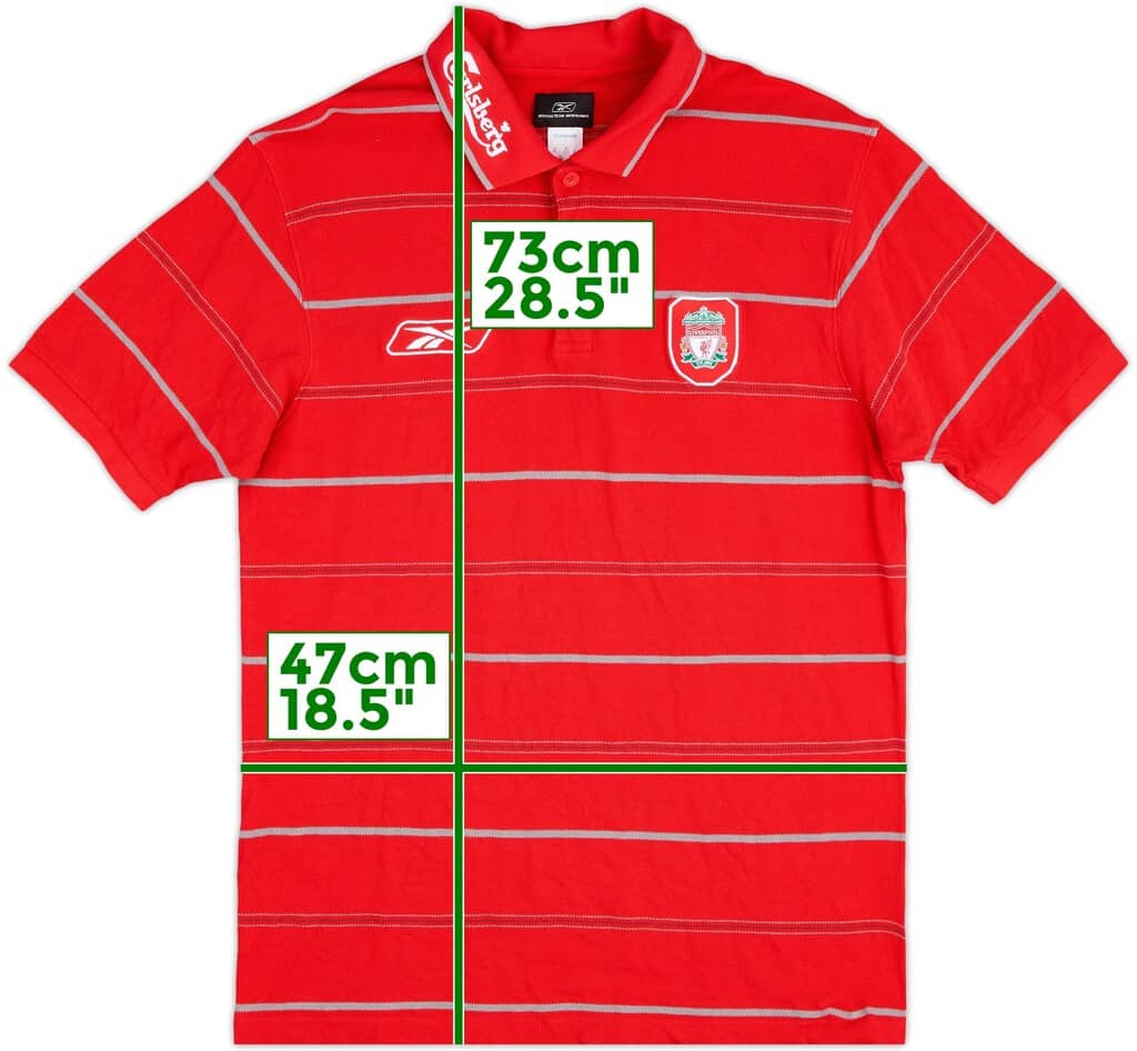 2005-06 Liverpool Reebok Polo Shirt - 9/10 - (M)
