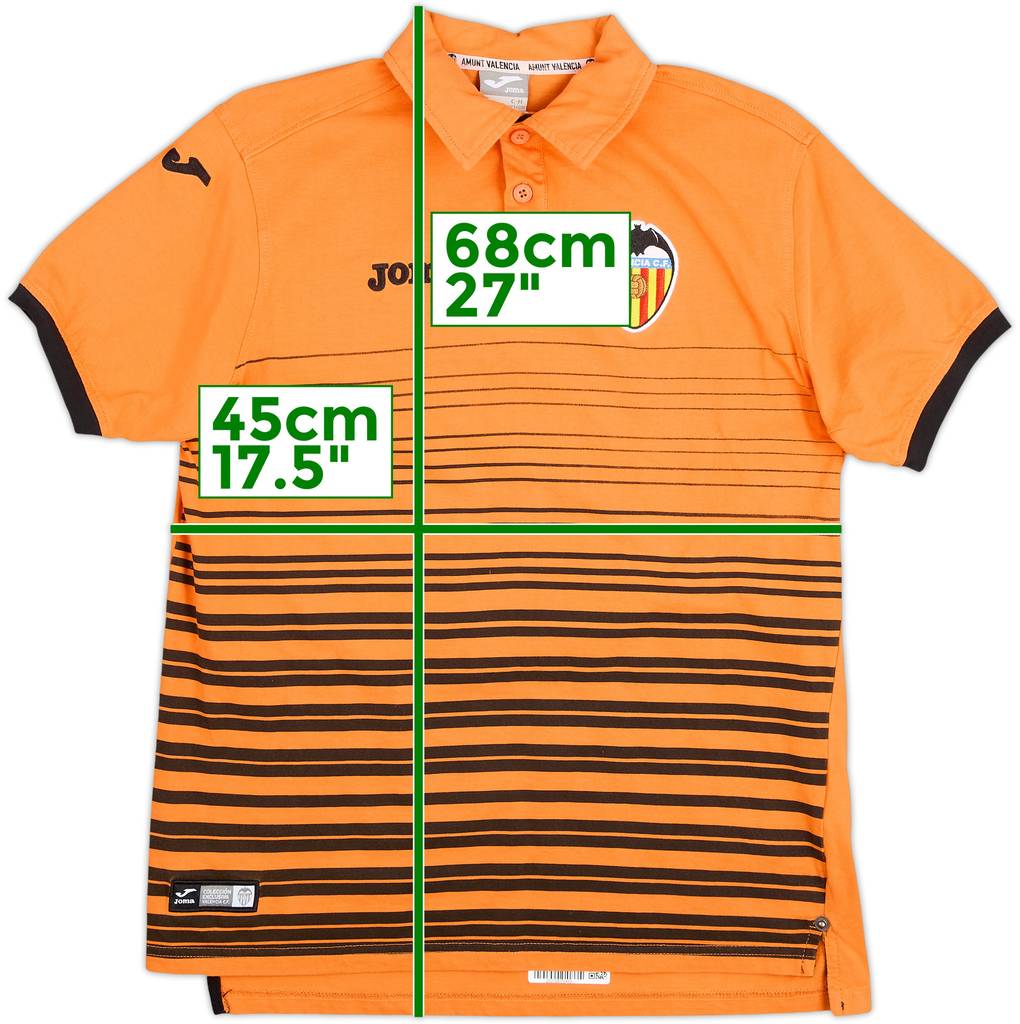 2011-12 Valencia Joma Polo Shirt - 8/10 - (S)
