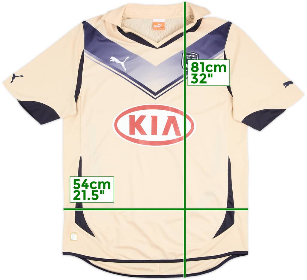 Camiseta de visitante del Bordeaux 2010-11 - 8/10 - (L)
