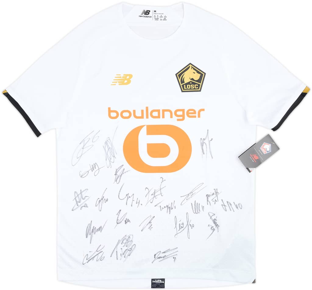 2021-22 Lille Squad Signed Away Shirt (M)