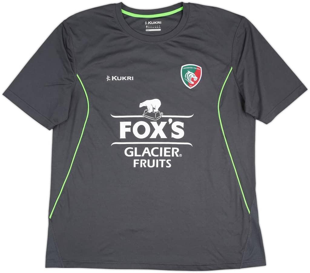 2017-18 Leicester Tigers Rugby Kukri Training Jersey - 9/10 - (3XL)