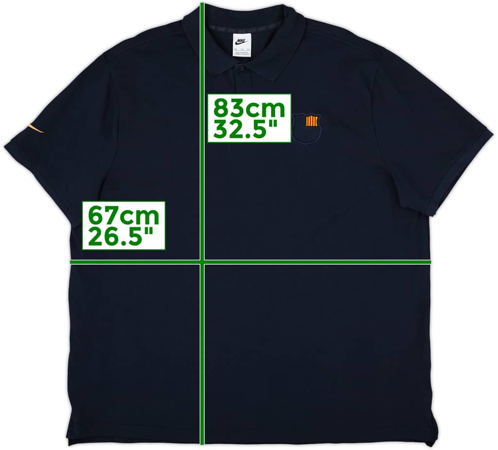 2023-24 Barcelona Nike Polo Shirt - 10/10 - (XXL)