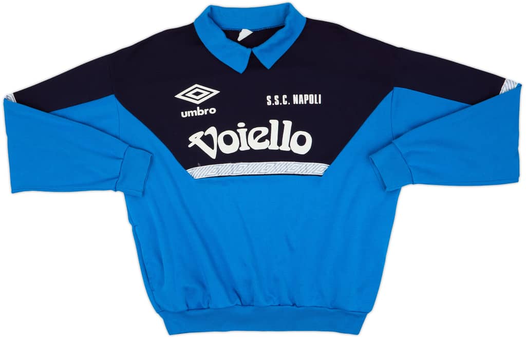 1991-93 Napoli Umbro Sweat Top - 7/10 - (XL)
