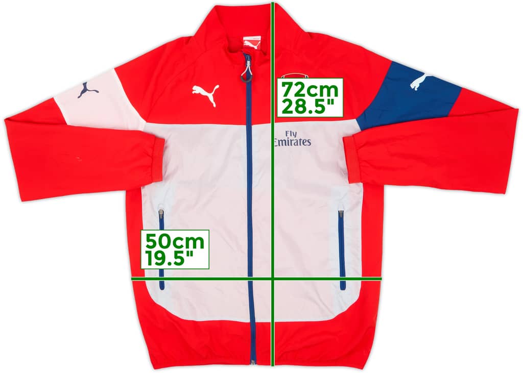 2014-15 Arsenal Puma Track Jacket - 8/10 - (S)