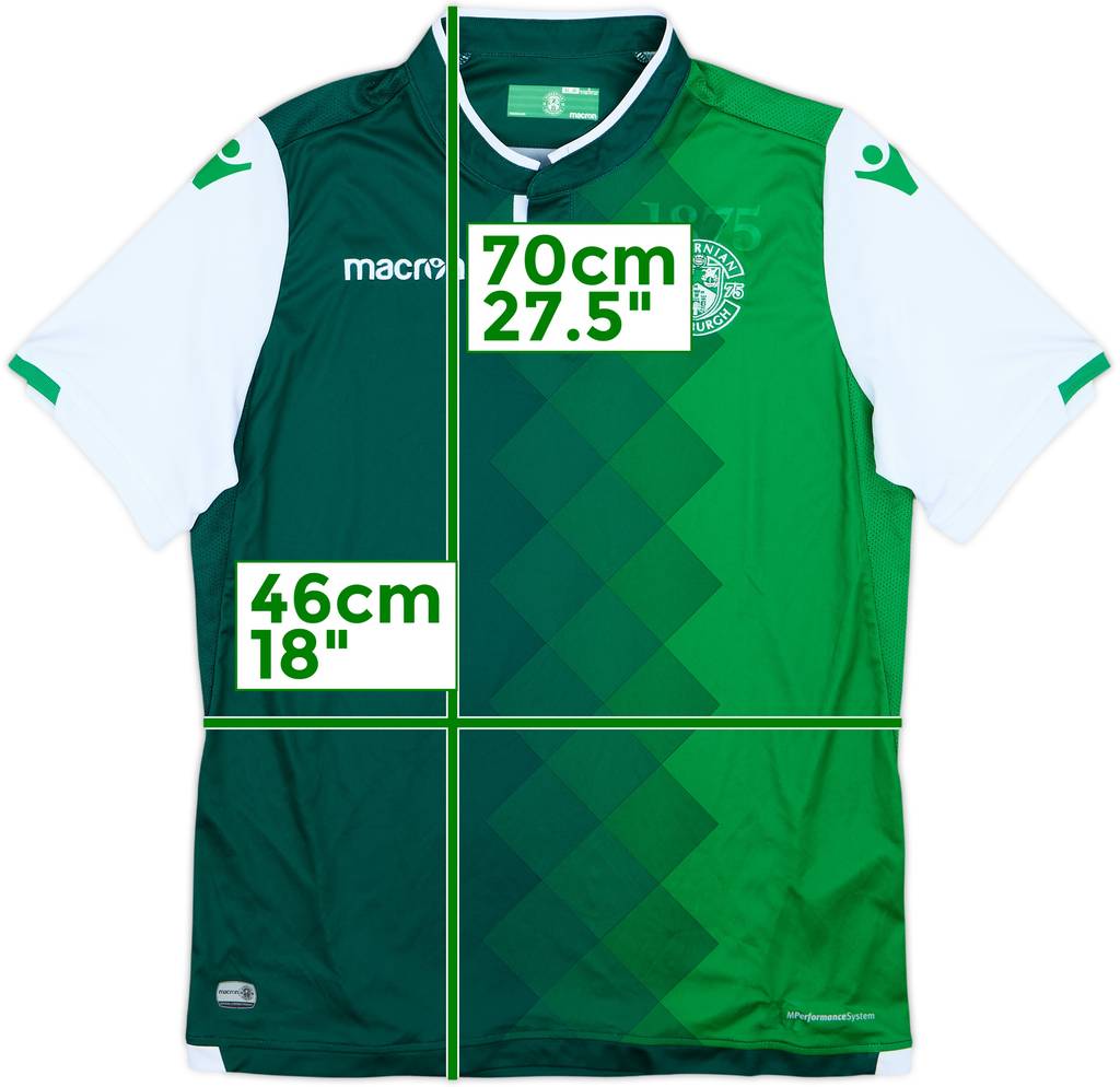 2018-19 Hibernian Home Shirt - 8/10 - (15-16 Years)