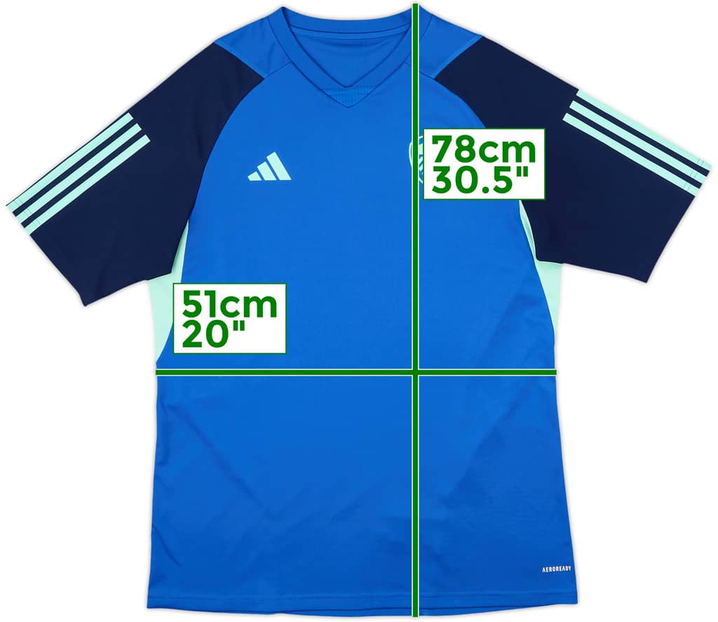 2022-23 Leeds adidas Camiseta de Entrenamiento - 10/10 - (L)