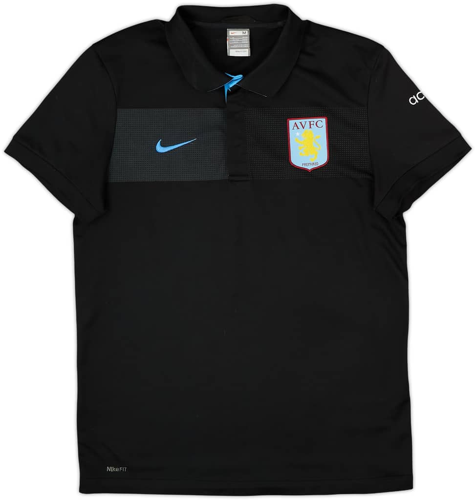 2009-10 Aston Villa Nike Polo Shirt - 9/10 - (M)