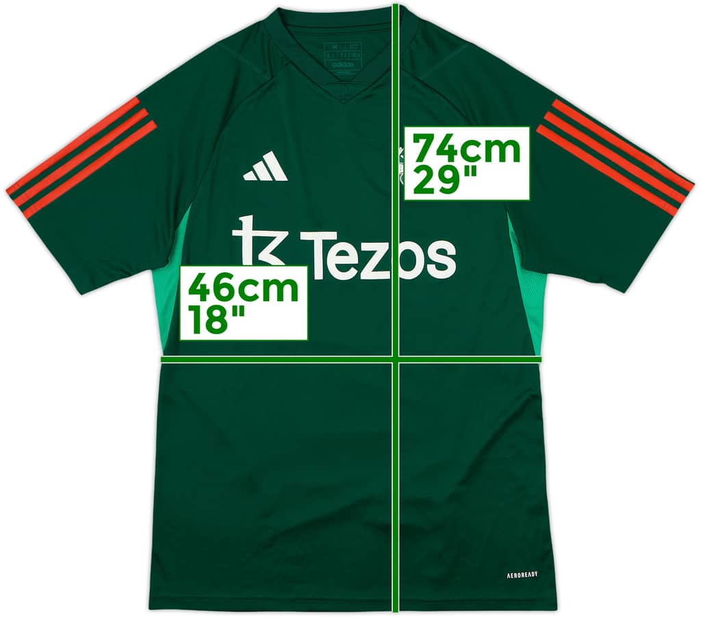 2023-24 Manchester United adidas Training Shirt - 6/10 - (M)