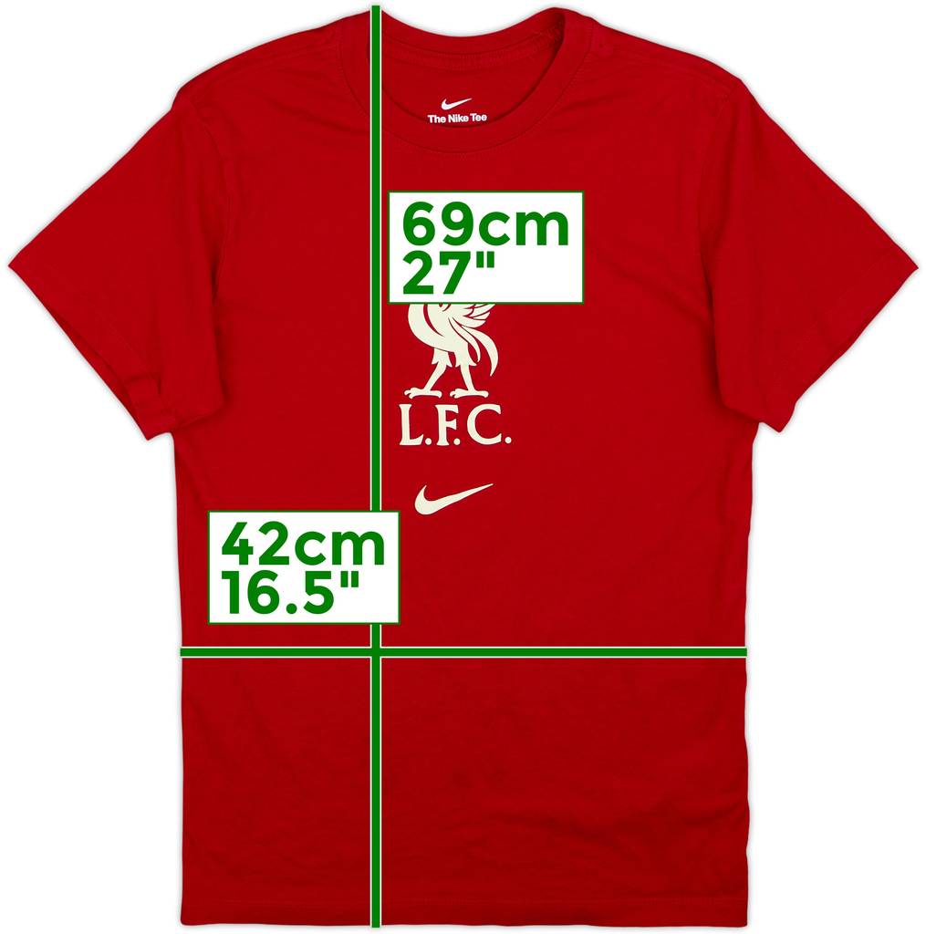 2021-22 Liverpool Nike Cotton Tee - 6/10 - (S)