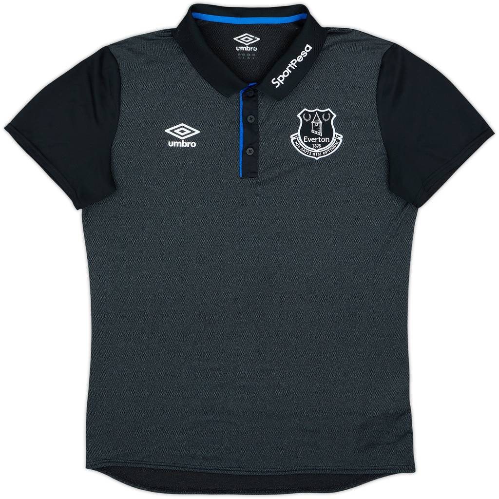2018-19 Everton Umbro Polo Shirt - 8/10 - (M)