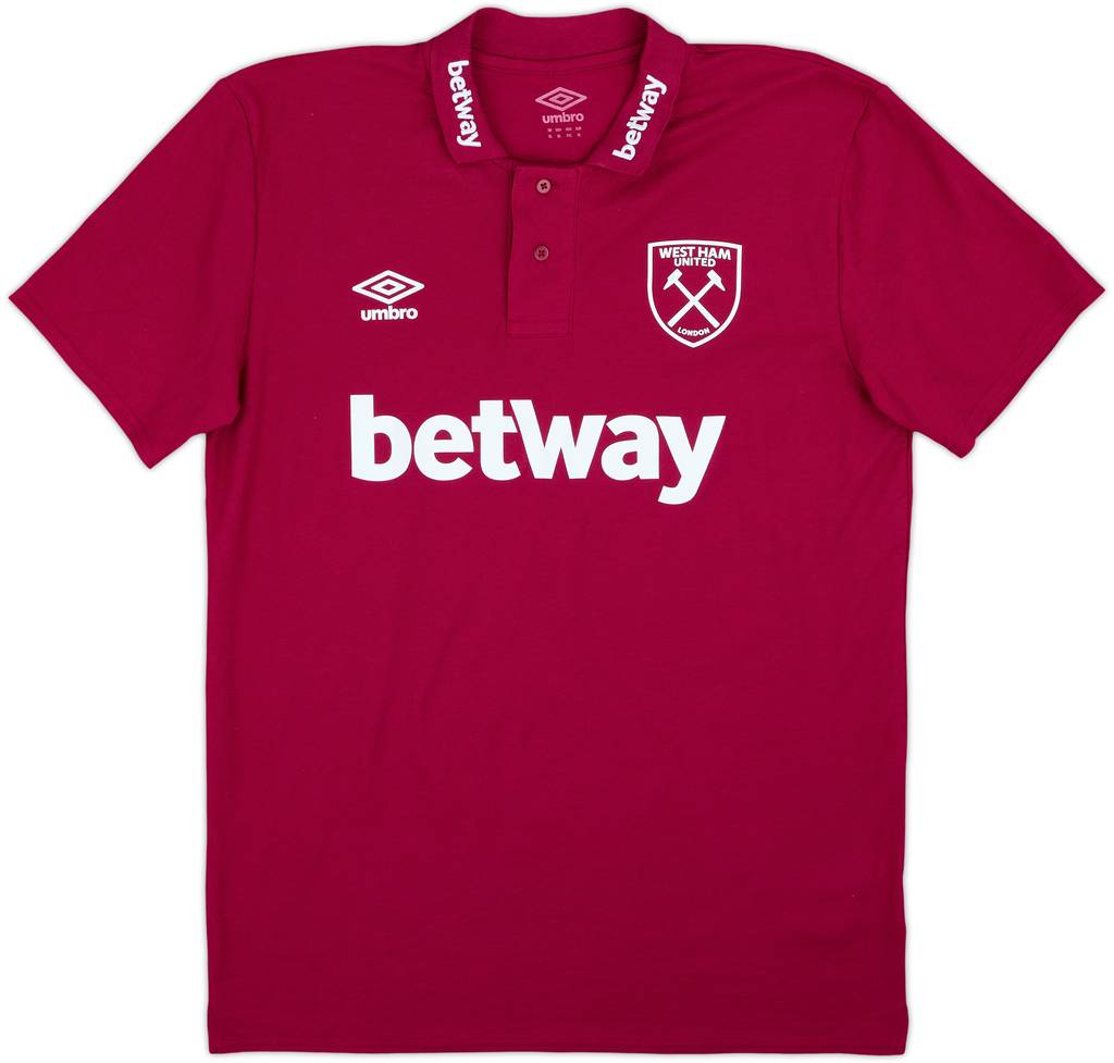 2022-23 West Ham Umbro Polo Shirt - 8/10 - (XL)
