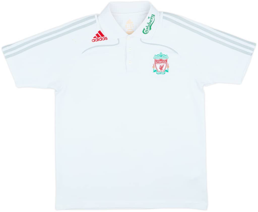 2008-09 Liverpool adidas Polo Shirt - 5/10 - (L)