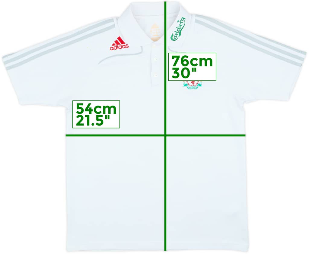 2008-09 Liverpool adidas Polo Shirt - 5/10 - (L)