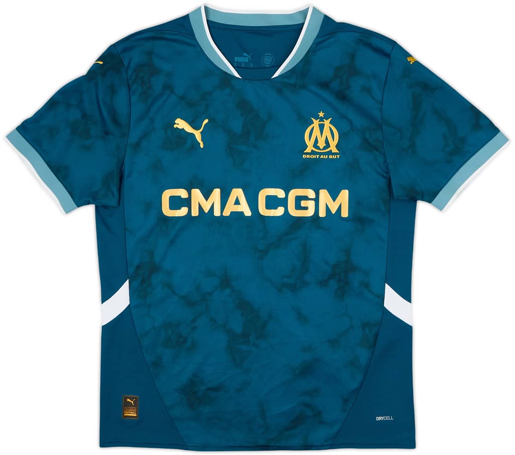2024-25 Olympique Marseille Away Shirt - 10/10 - (M)