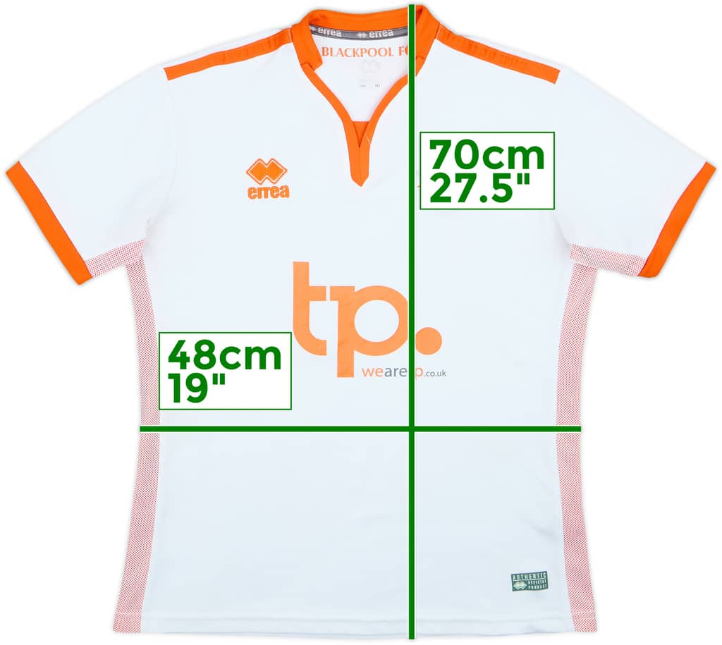 2018-19 Blackpool Away Shirt - 8/10 - (M)