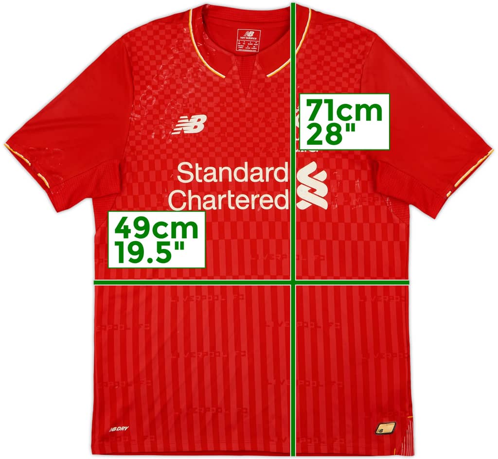 2015-16 Liverpool Home Shirt - 4/10 - (S)