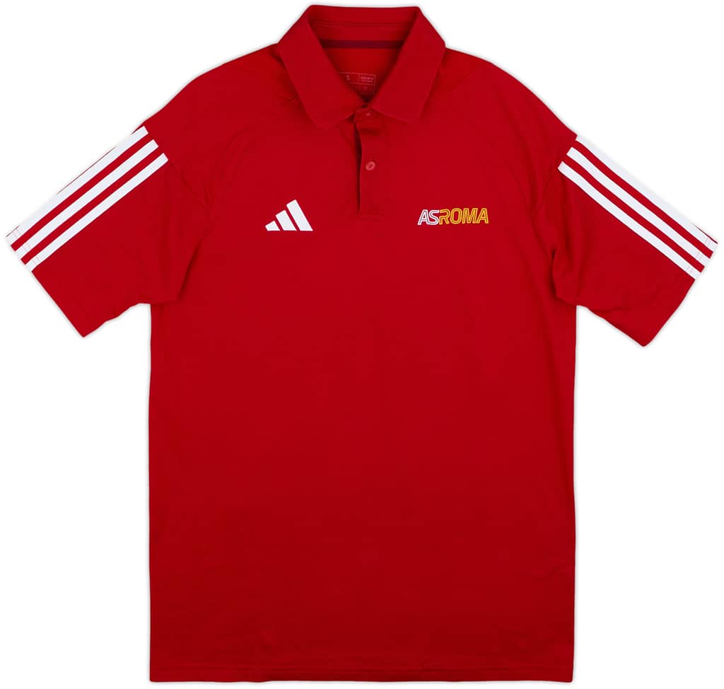 2023-24 Roma adidas Polo Shirt - 8/10 - (S)