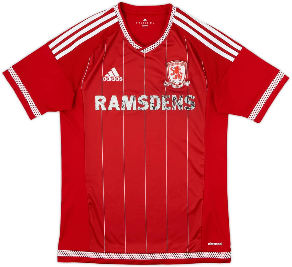 2015-16 Middlesbrough Home Shirt - 4/10 - (S)