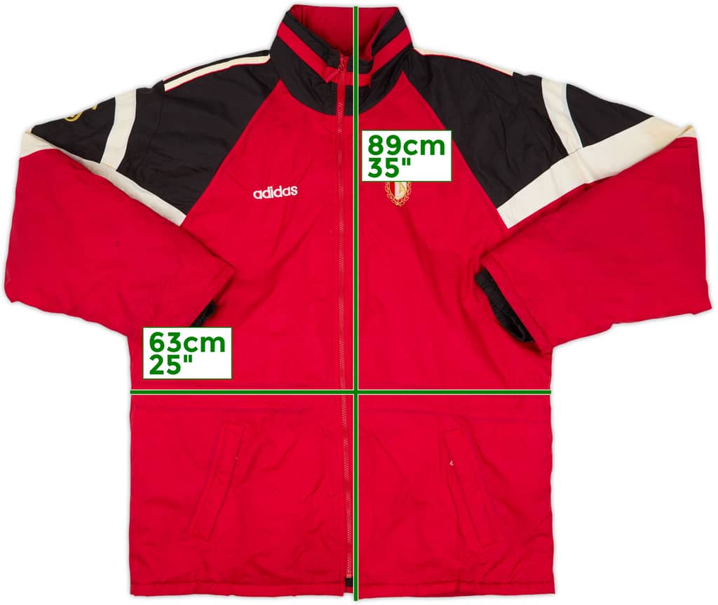 1997-98 Standard Liege adidas Padded Bench Coat - 6/10 - (M/L)