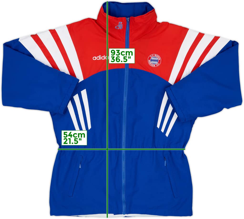 1995-97 Bayern Munich adidas Padded Bench Coat - 8/10 - (M/L)