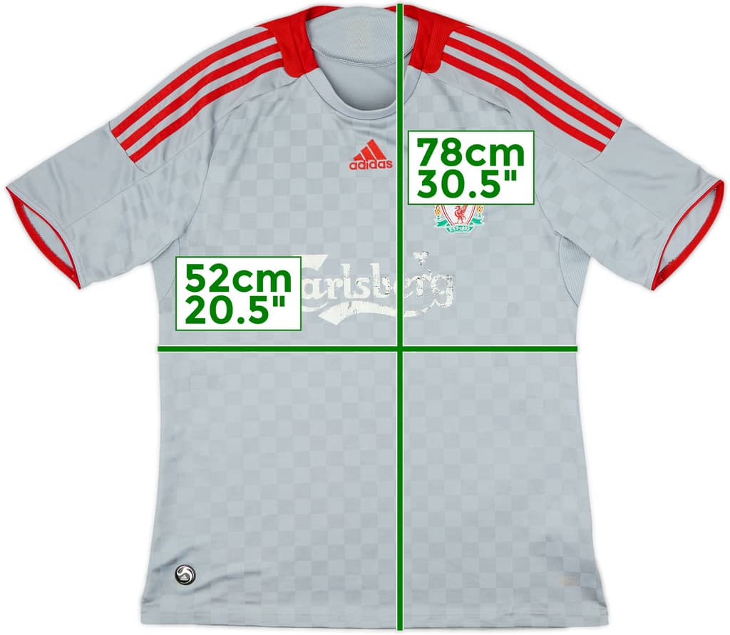 2008-09 Liverpool Camiseta de visitante - 5/10 - (L)