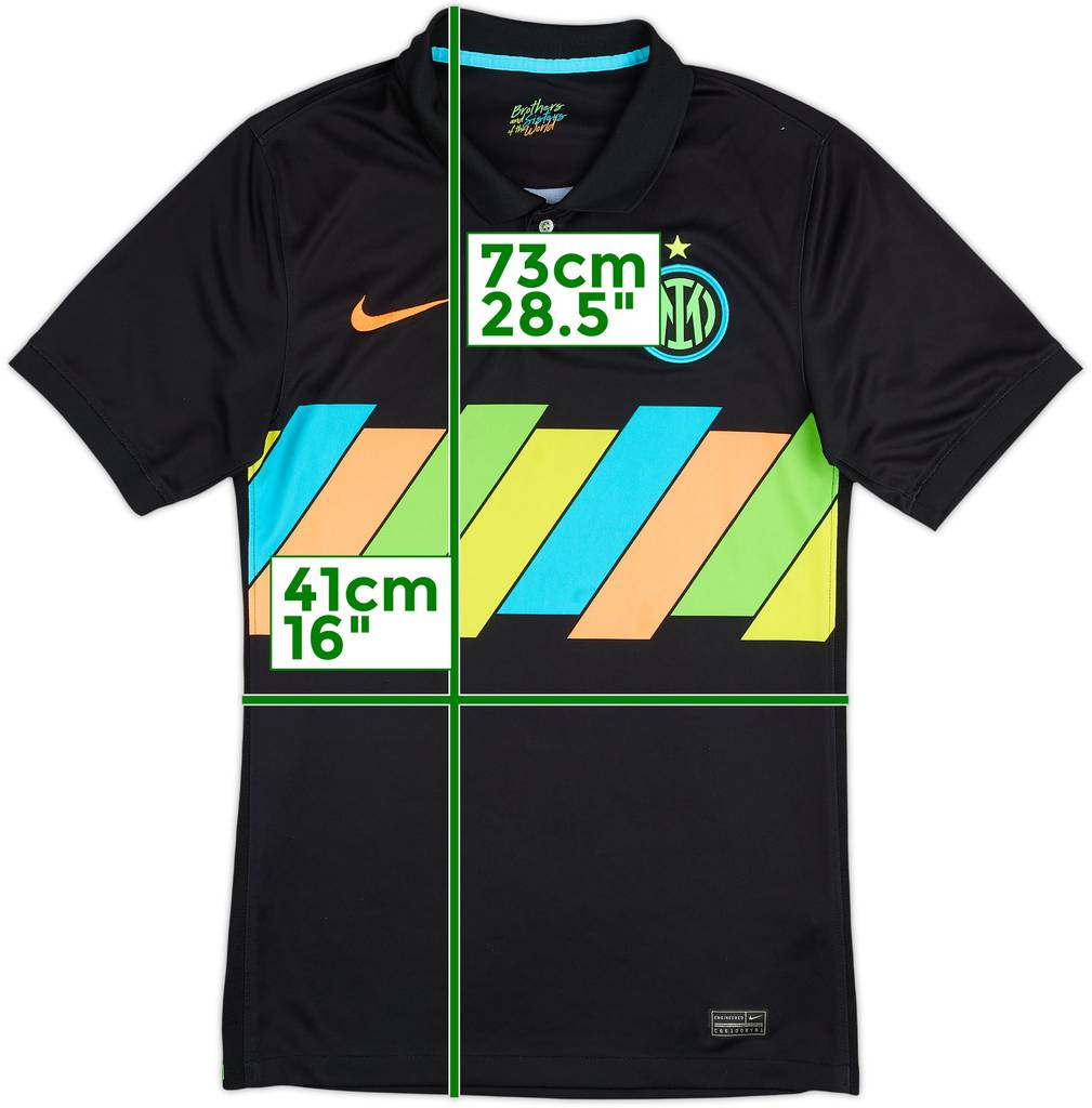 2021-22 Inter Milan Third Shirt - 9/10 - (XS)