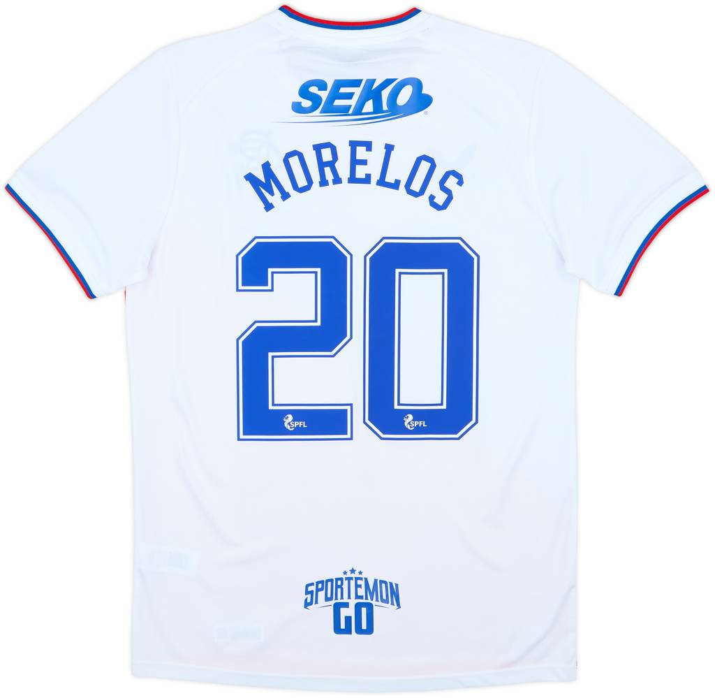 2022-23 Rangers Away Shirt Morelos #20 (M)