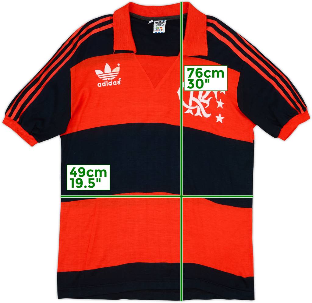 Camiseta de local del Flamengo 1987-90 - 6/10 - (M)