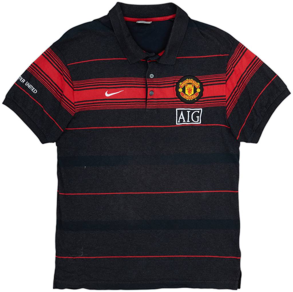 2009-10 Manchester United Nike Polo Shirt - 6/10 - (L)