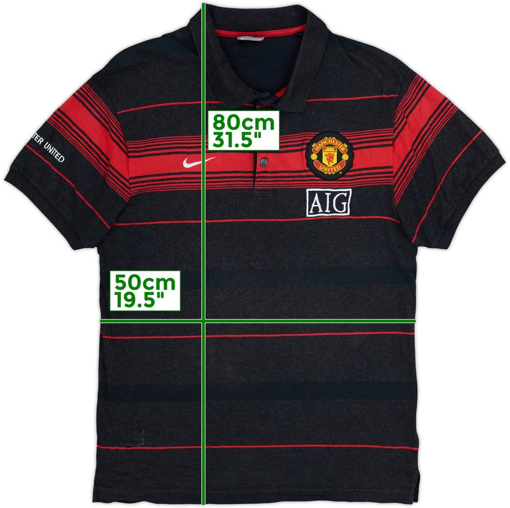 2009-10 Manchester United Nike Polo Shirt - 6/10 - (L)